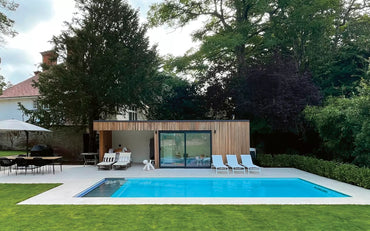 Leisurepools Cube Højvandslinje 4×9-12m, 1,5m dybde