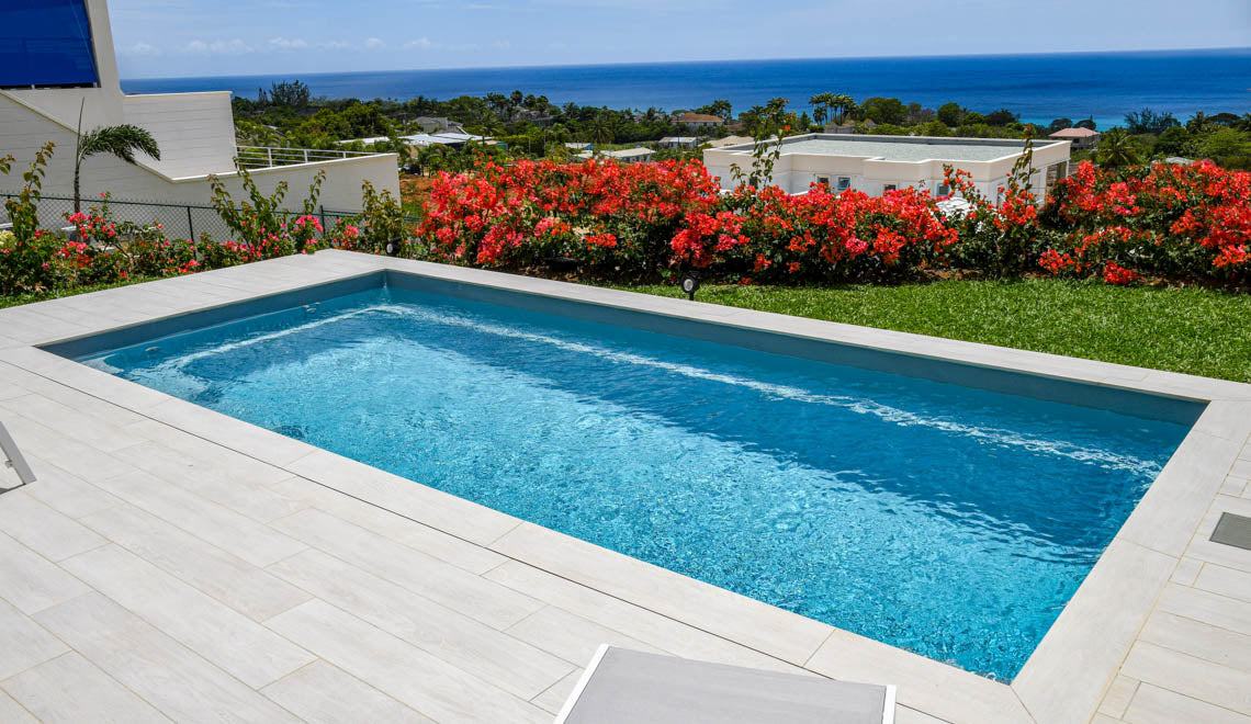 Leisurepools Harmony 2,9×5-8 m, djup 1,29-1,76 m