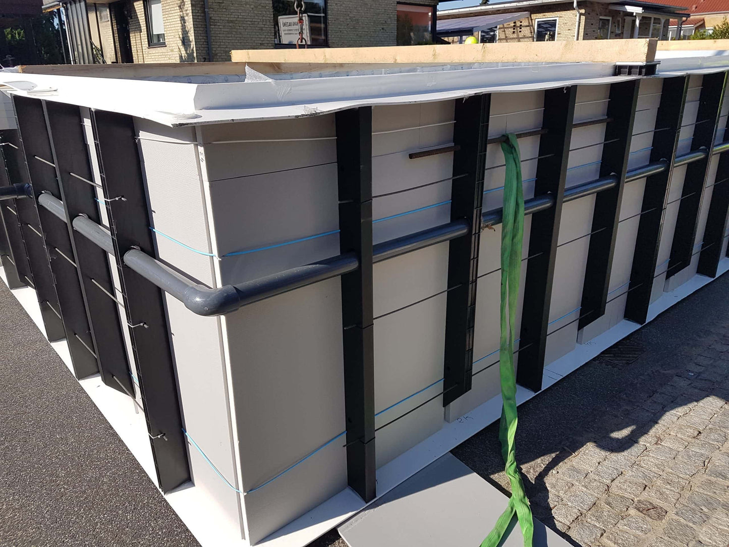 Pooltime Exclusive Overflow PP -allas Balanstank 4 x 10 x 1,5 m