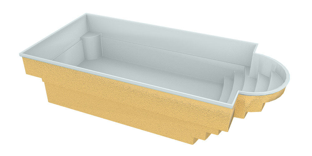 Lasikuituallas Aves 705 7,05 m x 3,20 m x 1,55 m