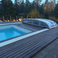 Pooltak NIVO KIT 960B 4×9 (kirkas lasi, sivuovi)