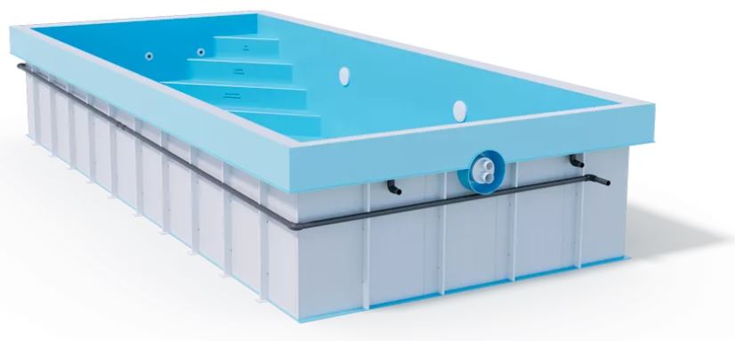 Minipool Wellness -allas 2.25×3.75 m