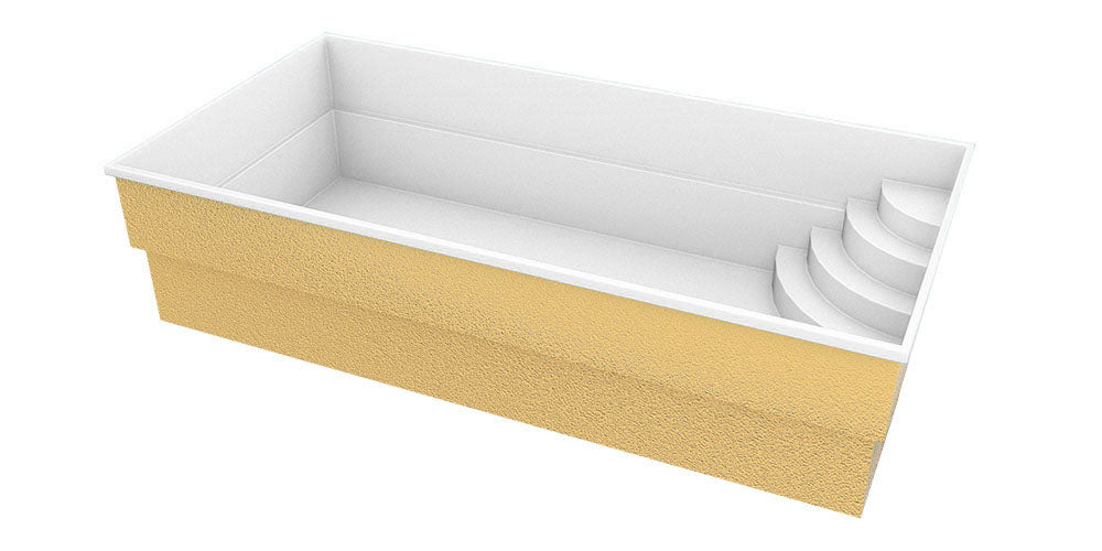 Lasikuituallas Papeete 600 6,00m x 3,00m x 1,50m