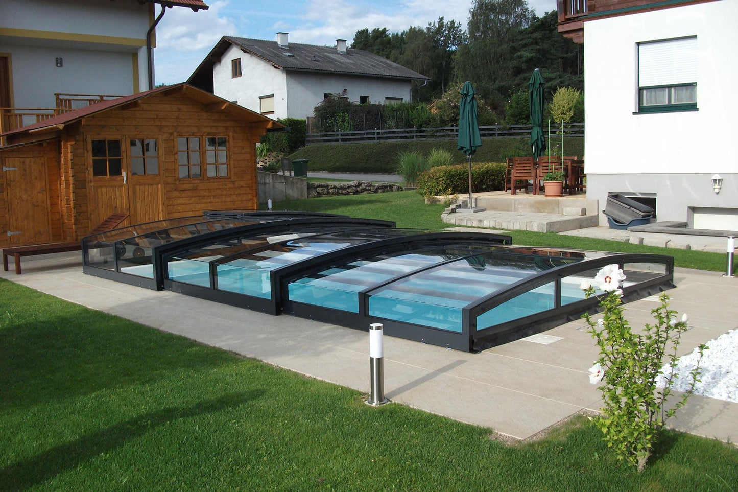 Pooltak Special 4×10 ilman kehystä Kirkas muovi Sivuluukku Antrasiitti