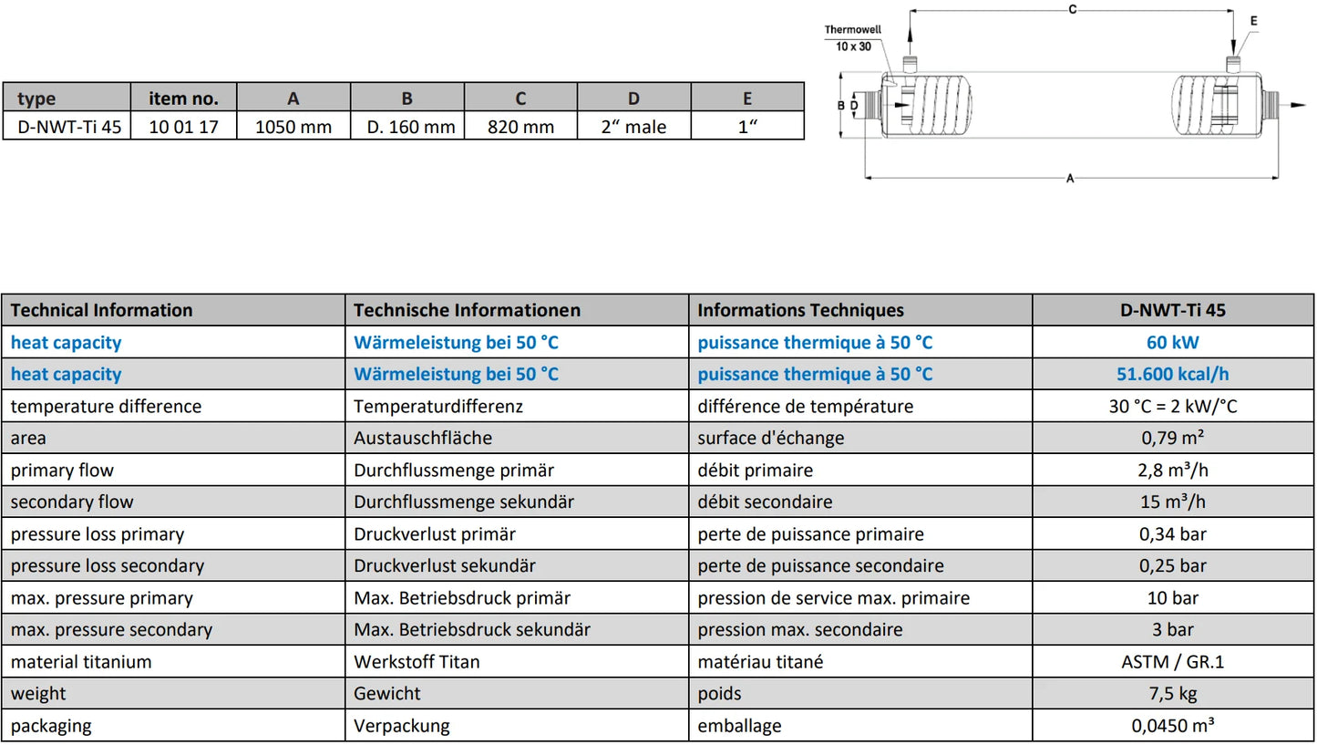 Titan Lämpövaihdin Maanlämpö 60 kW