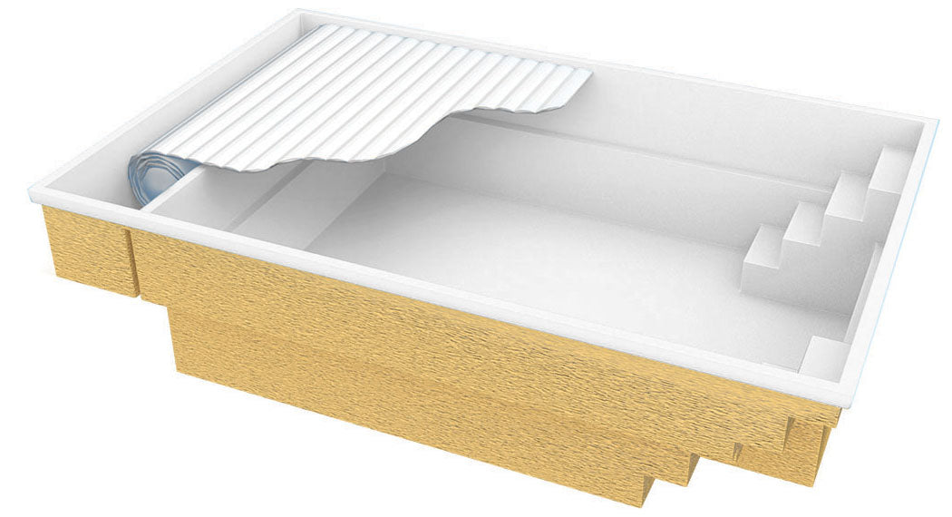 Lasikuituallas Bahama 600 6,10m x 3,75m x 1,50m