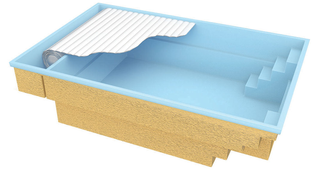 Lasikuituallas Bahama 600 6,10m x 3,75m x 1,50m