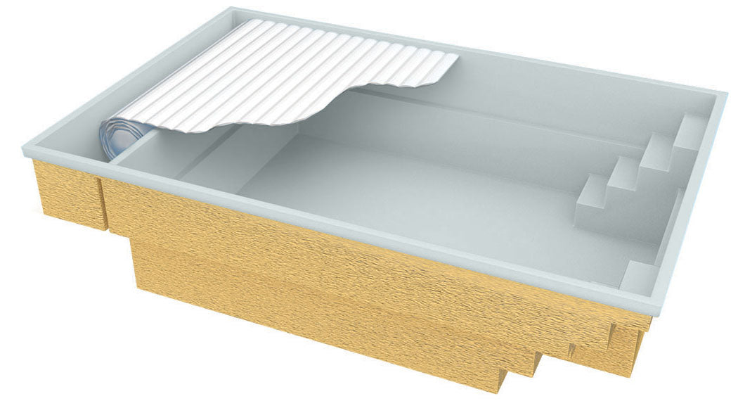 Lasikuituallas Bahama 600 6,10m x 3,75m x 1,50m