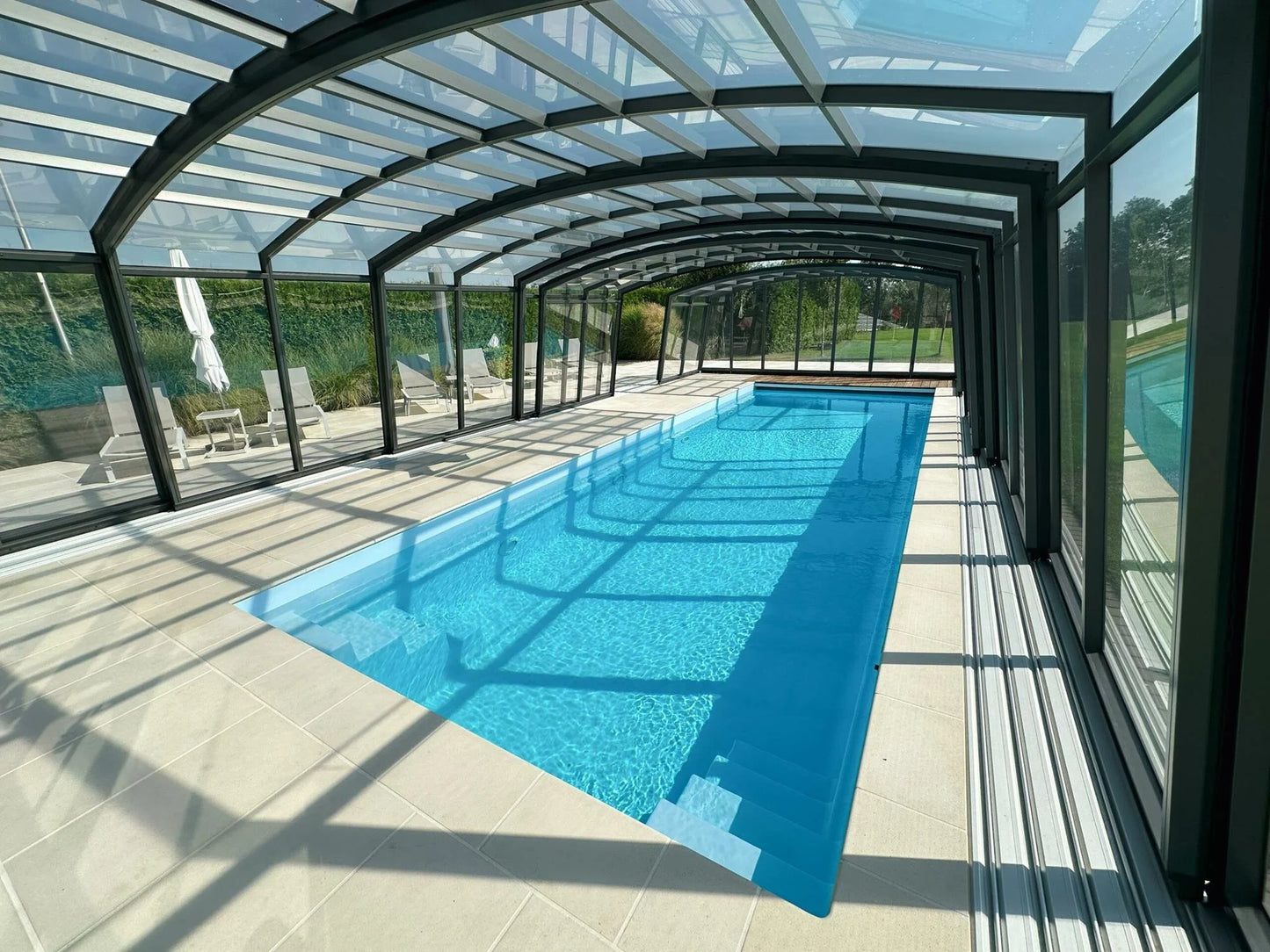 Glasfiberpool Bahama 11 11,10m x 3,75m x 1,50m