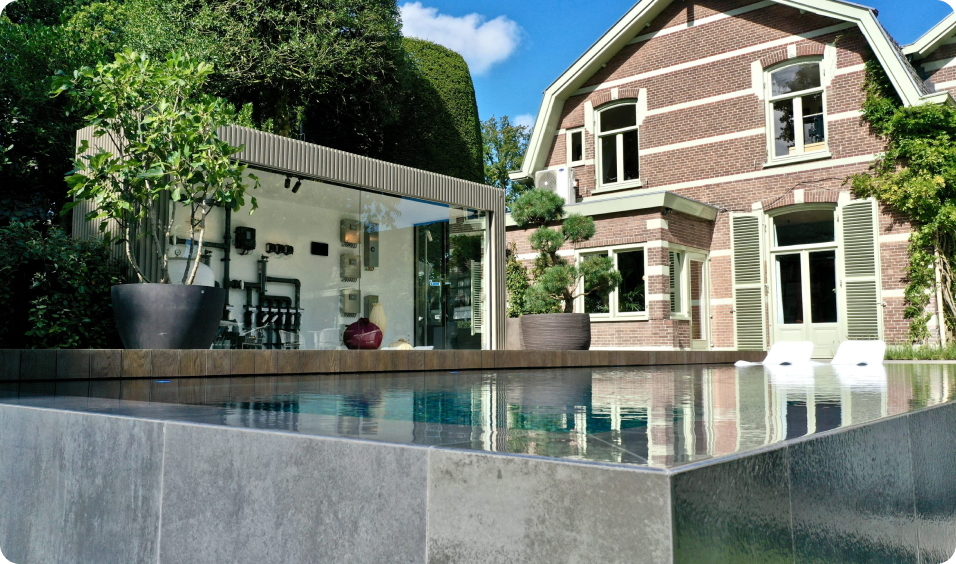 Pooltime Exklusiv Infinity 10/20mm PP -allas 4 x 10 x 1,5 m