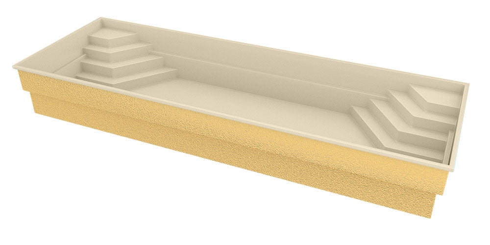 Glasfiberpool Jamaica 11,25m x 3,75m x 1,50m