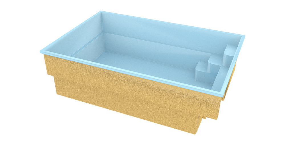 Lasikuituallas Victoria 4,70m x 2,70m x 1,30m