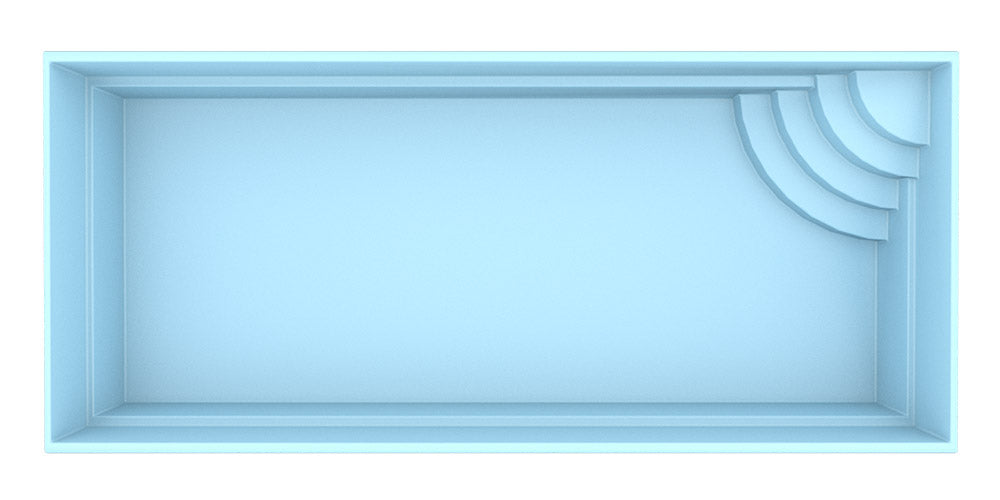 Lasikuituallas Papeete 700 7,00m x 3,50m x 1,50m