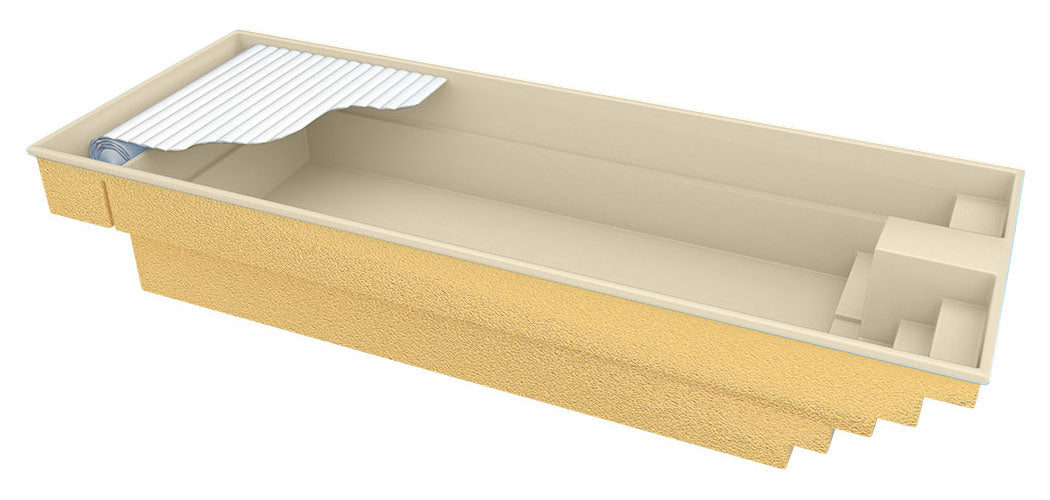 Lasikuituallas Trinidad 9,70m x 3,70m x 1,60m