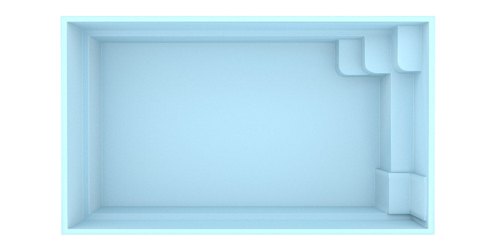 Lasikuituallas Victoria 4,70m x 2,70m x 1,30m