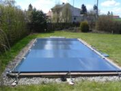 Rolltop pooltäckning för 3x6 POOL inkl handenhet